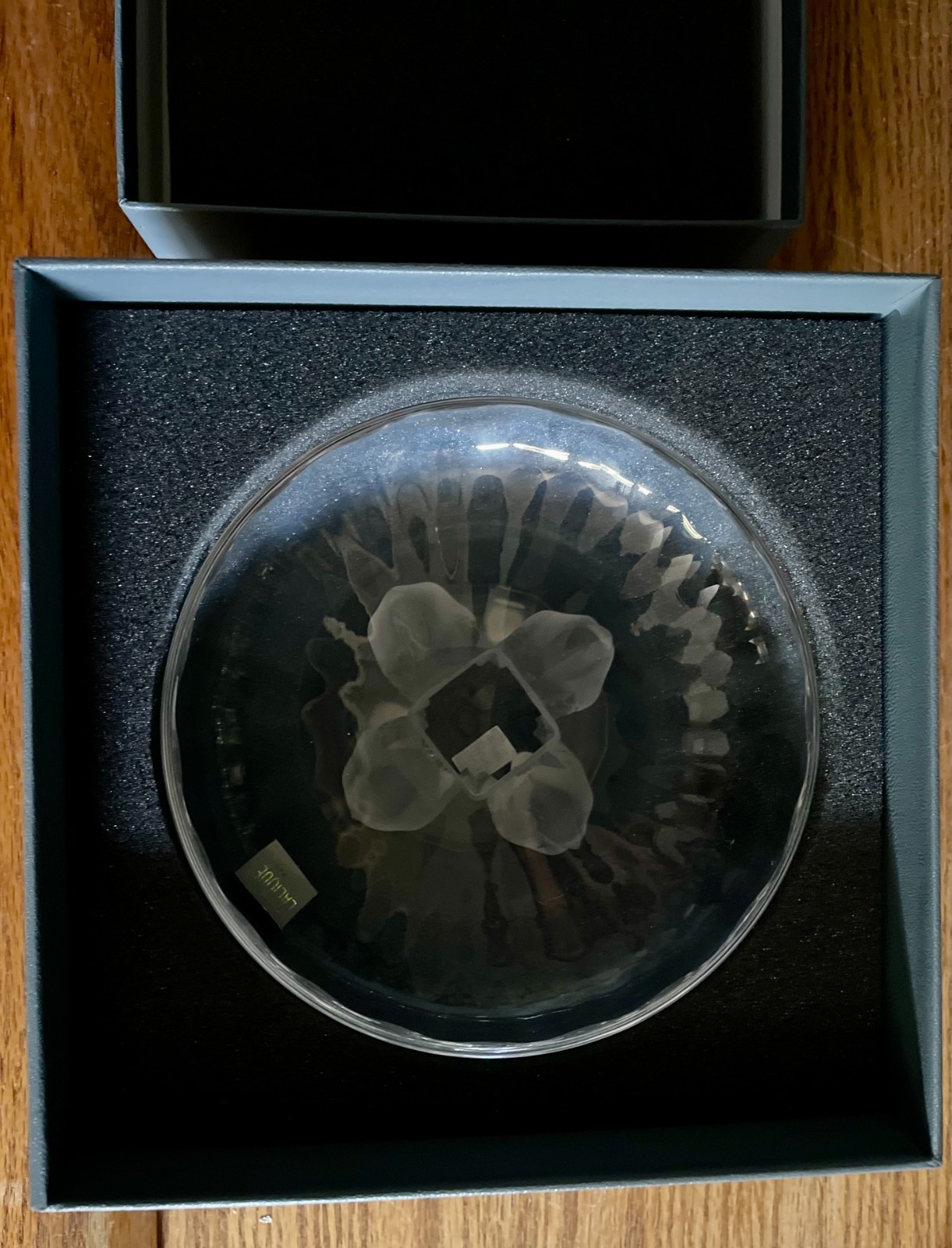 Lalique Nogent Crystal Bowl Sparrows – Clear Brand New Signed In Original Box!