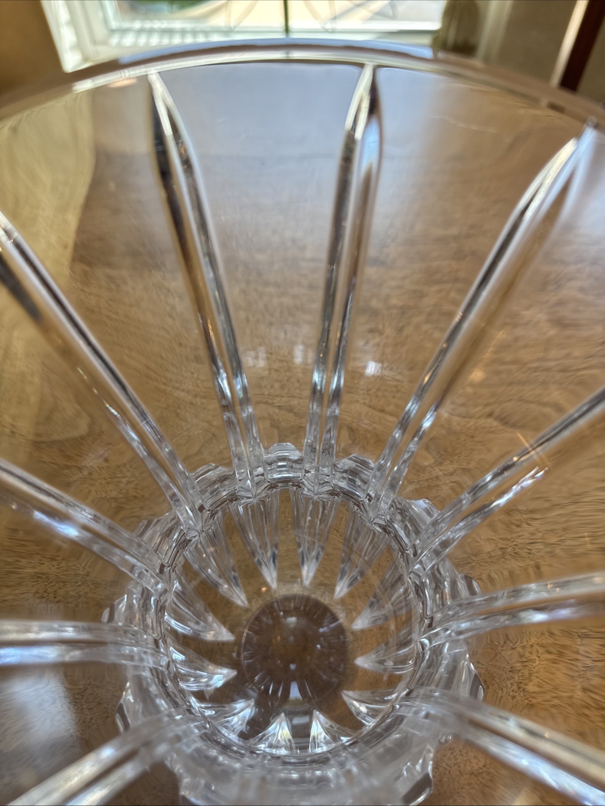 Miller Rogaska Omni Crystal Art Vase 10” High Slovenia No Flaws Almost 8 Pounds!