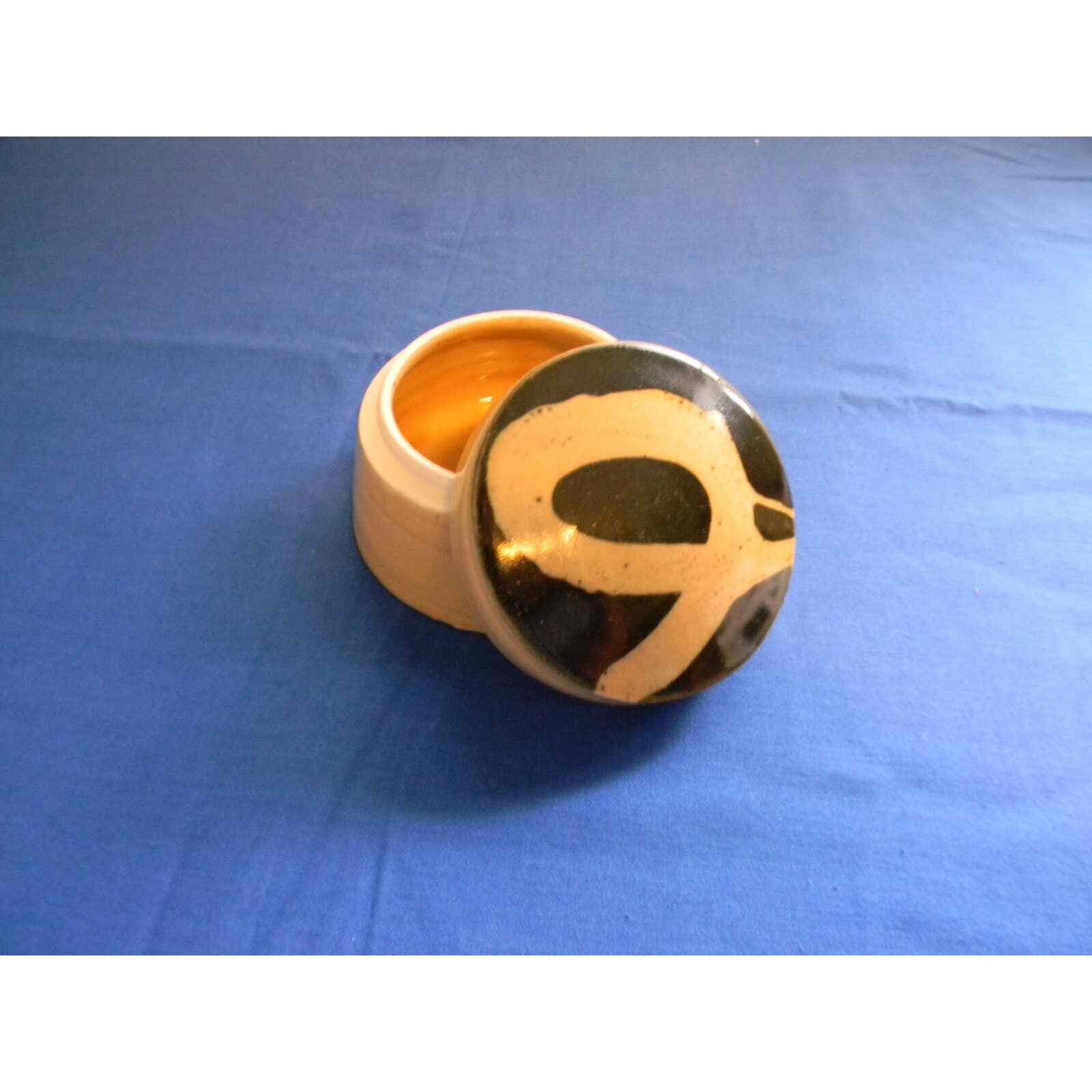 Pottery Container/ Jar with Lid