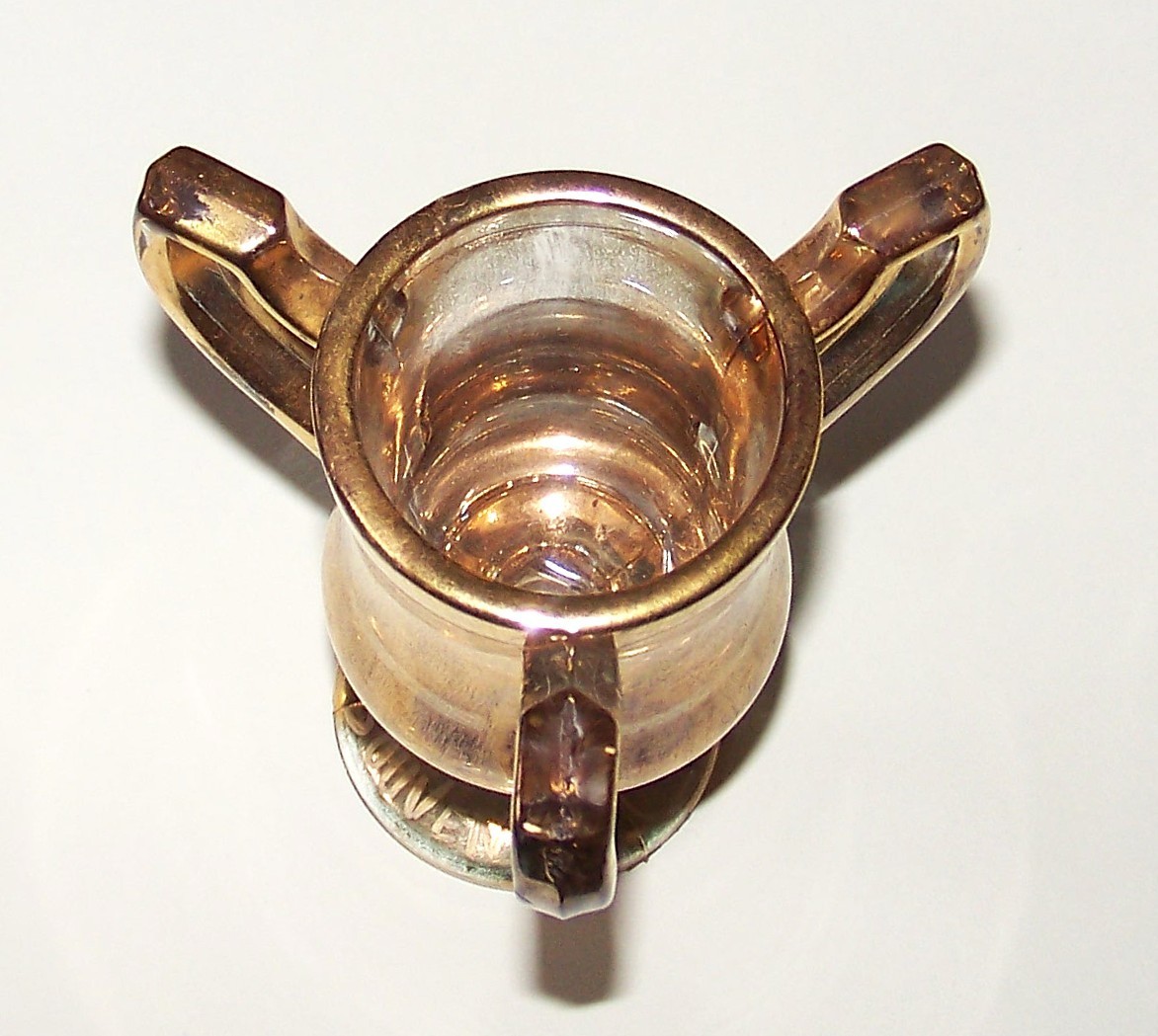 Antique Clear & Gold Glass Souvenir Toothpick Holder – Ottumwa, IA