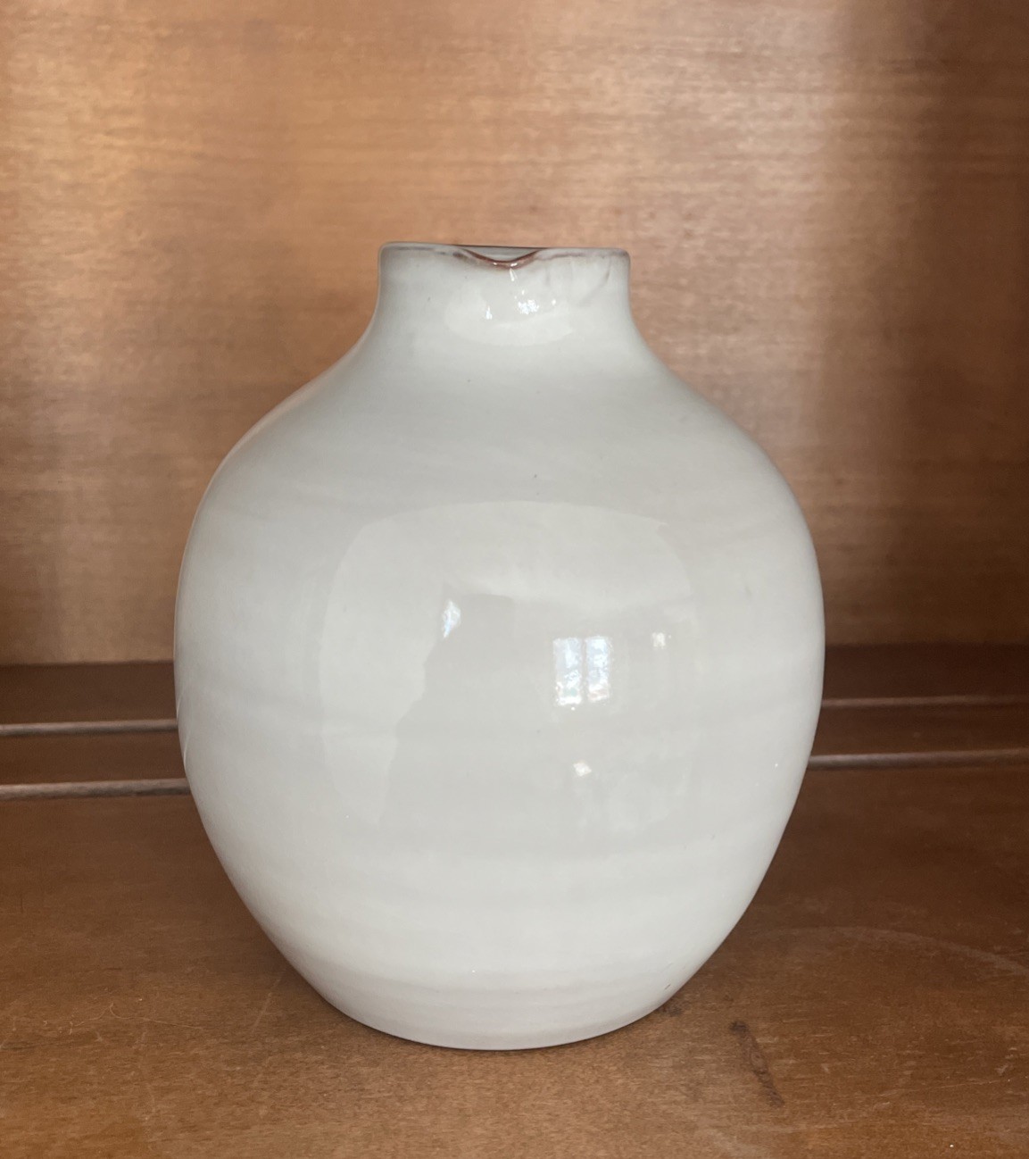 Jug Fris Edam Made In Holland 1960s Cream White Glazed Pottery 4.75” Excellent