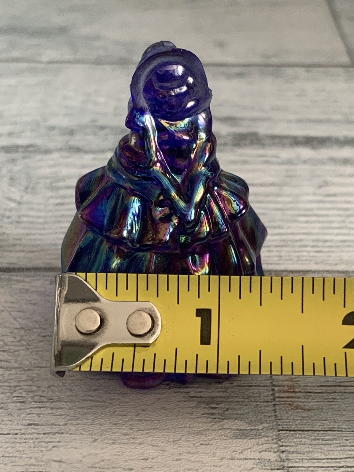 Nancy – 2″ Tall Carnival Cobalt GLASS DOLL – Boyd Miniature Figurine