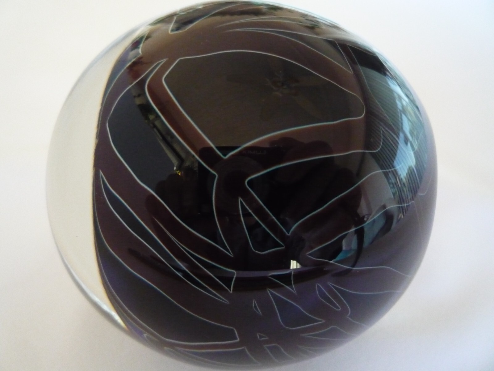 ZELLIQUE STUDIO GLASS CALIFORNIA 1995 PAPERWEIGHT J MOREL COLLAB? RARE DESIGN!