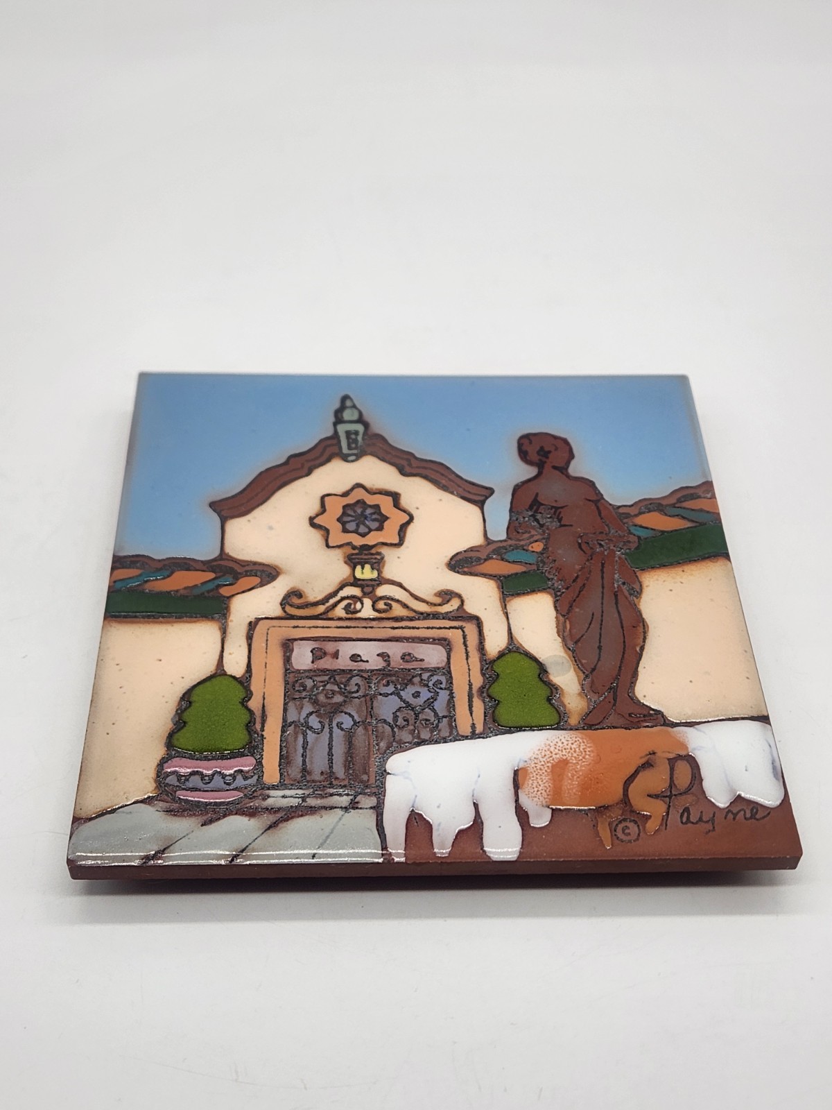 Payne Creations Hand Painted Ceramic Tile by Artist Carolyn Payne – Plaza 6 X 6