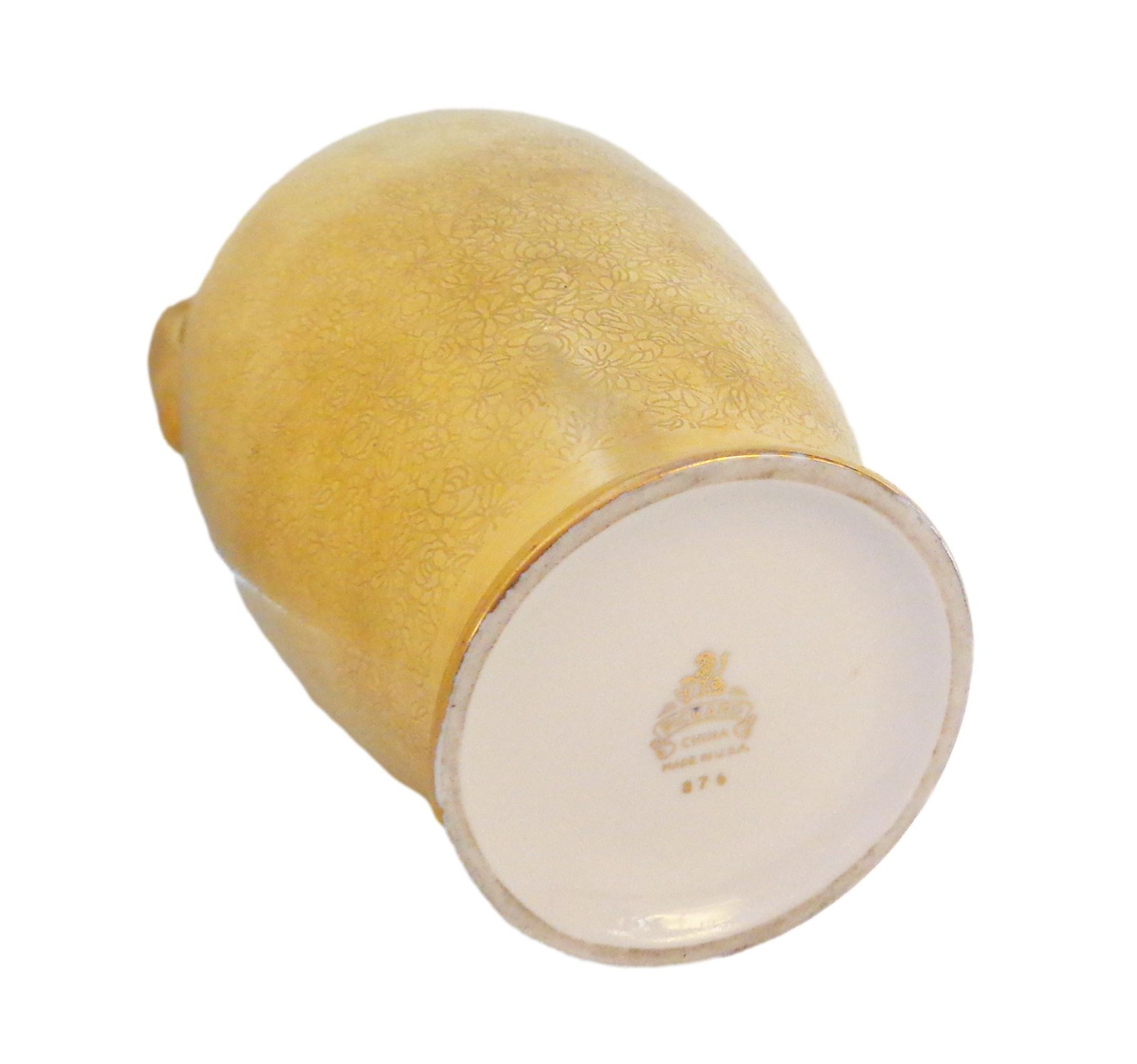 Gold Encrusted Pickard Vase with Handles