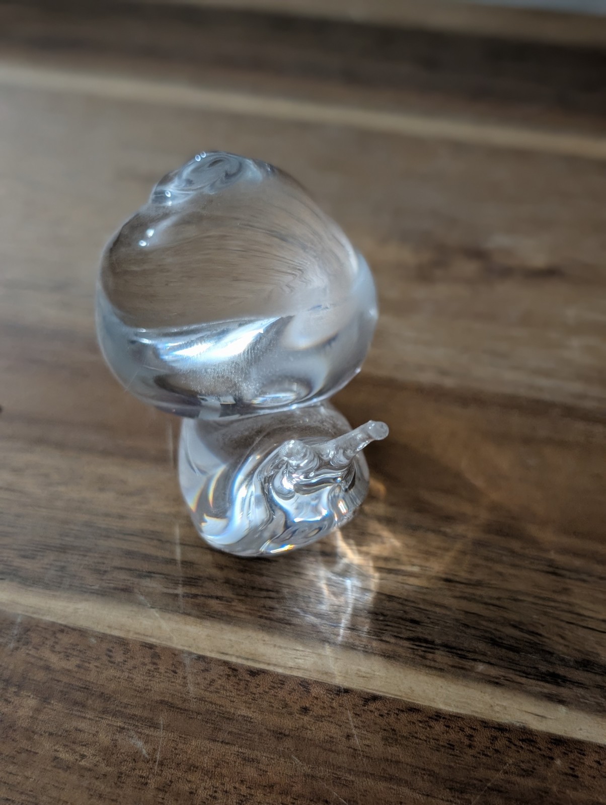 Steuben Snail Sculpture