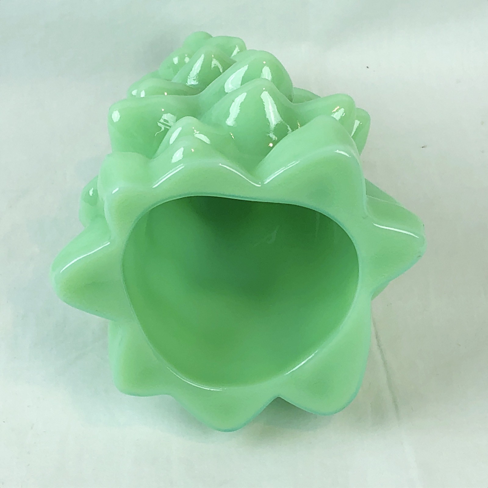 Mosser Glass Jade Green Tree Jadeite Christmas Holiday 8″