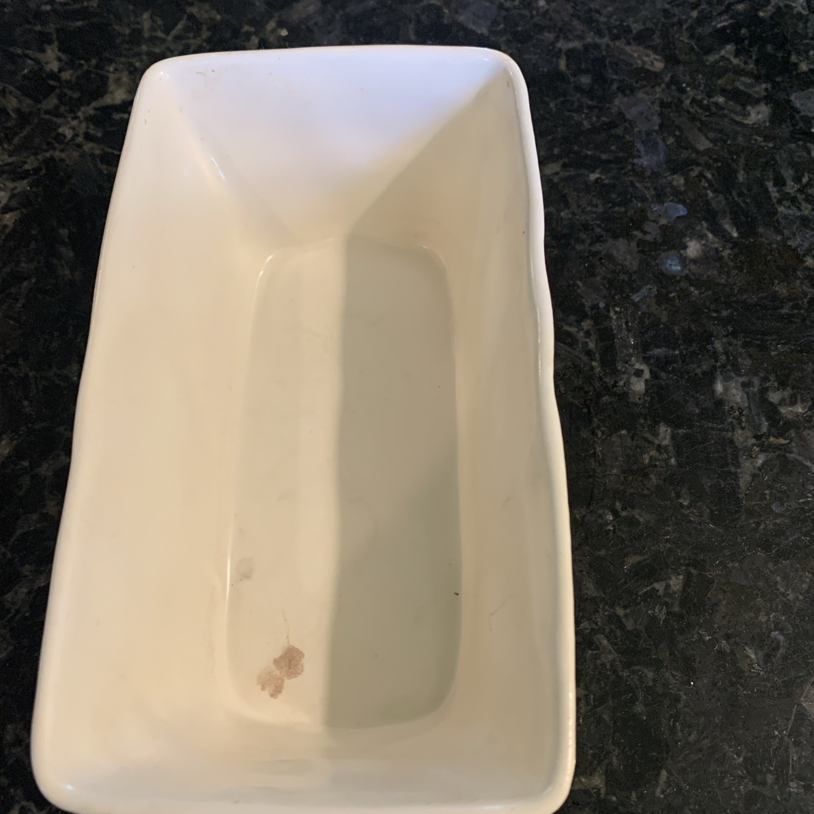 Vintage Hull Pottery USA White Planter F18 Grape Pattern