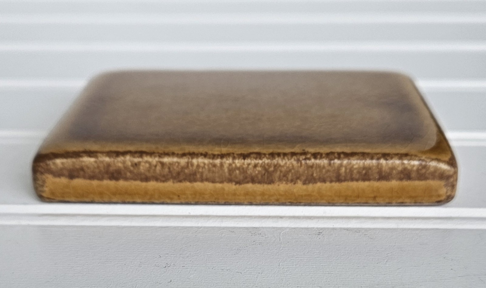 Motawi Tileworks Brown Chestnut Glazed Glossy Tile Ann Arbor Michigan 4×3