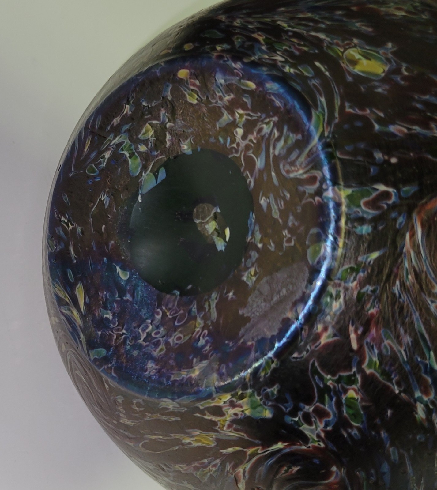 Beautiful Old Loetz Diaspora Iridescent Art Glass Vase