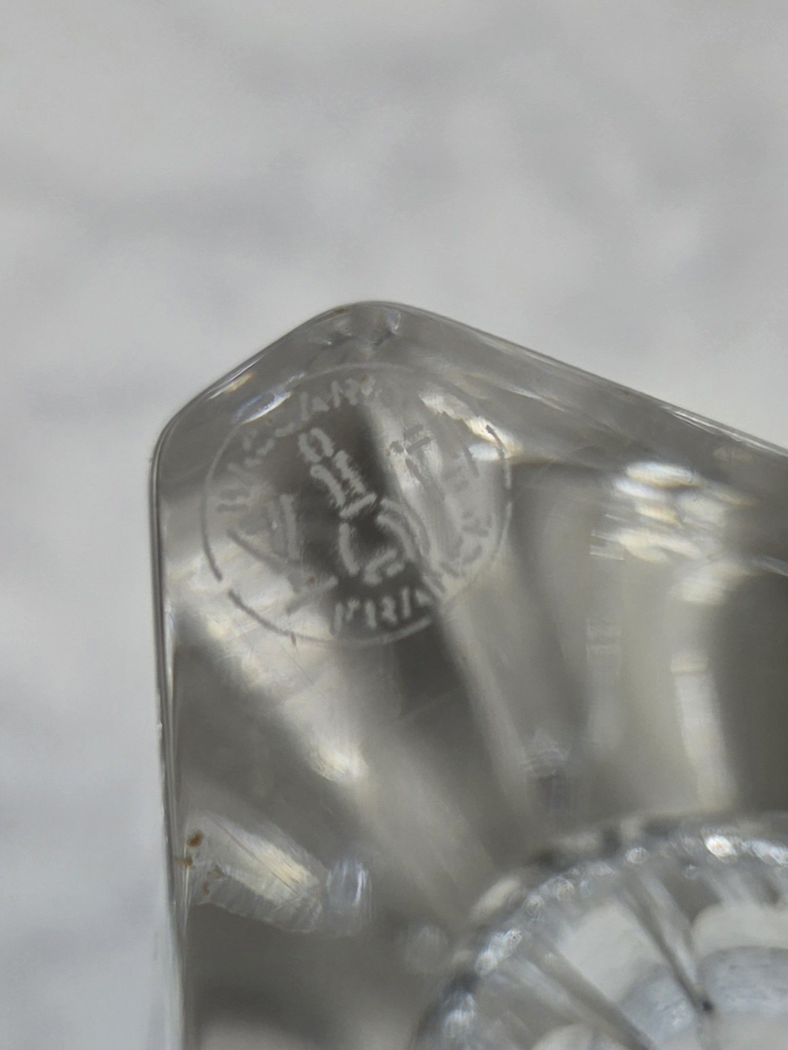 Baccarat Crystal Bouton-D’or Flower Bud Triangular Vase 5 3/4″