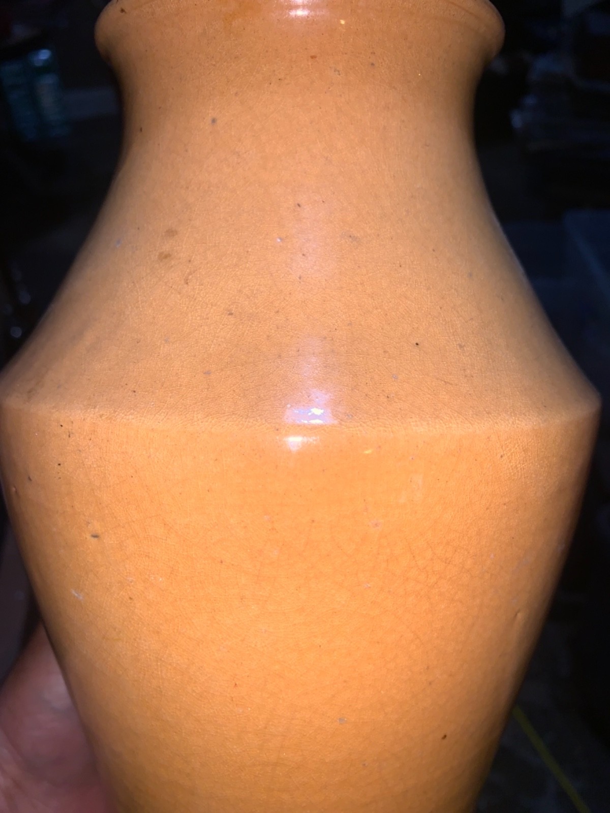 sunset mountain pottery almost 10” tall awesome color NC Pottery
