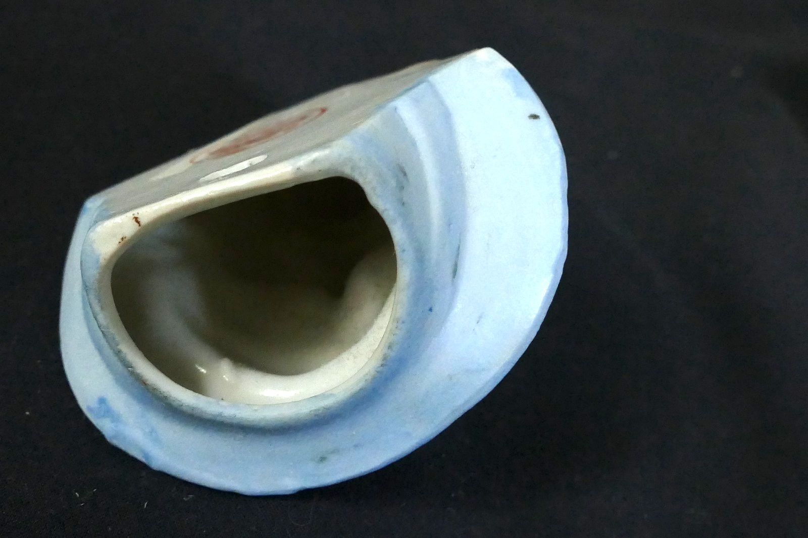 Vintage “Quality Guaranteed” Miniature Mini 3″ Head Vase Planter Wall Pocket #2