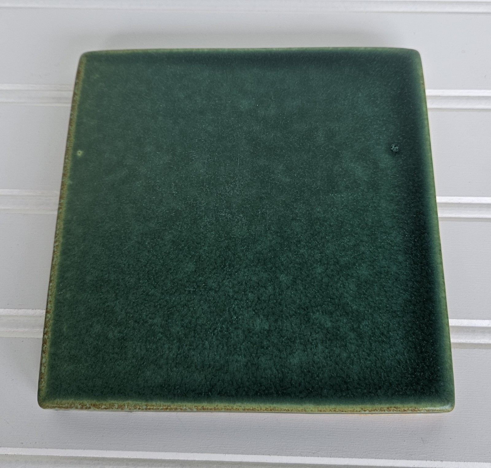 Vintage Motawi Tileworks Tile Laurel Green Ann Arbor Michigan 6×6 B99