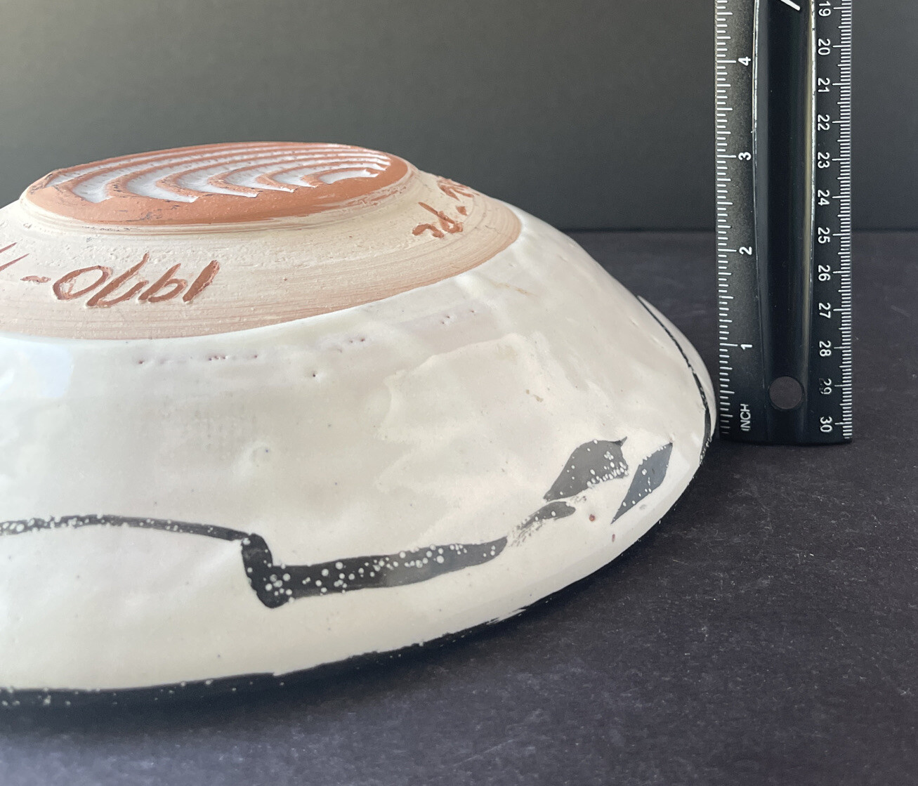 Rare Southern Colorado Clinic Pc – Pottery 80’s Style Arts & Crafts – Large Bowl