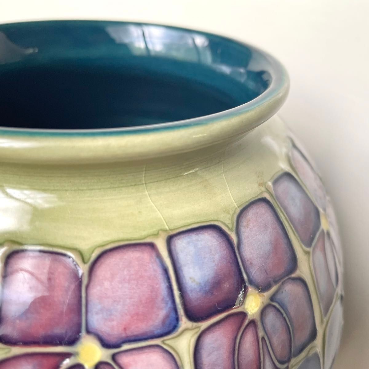 Moorcroft Flower Vase Art Nouveau Pottery Arts and Crafts Vintage Collectible