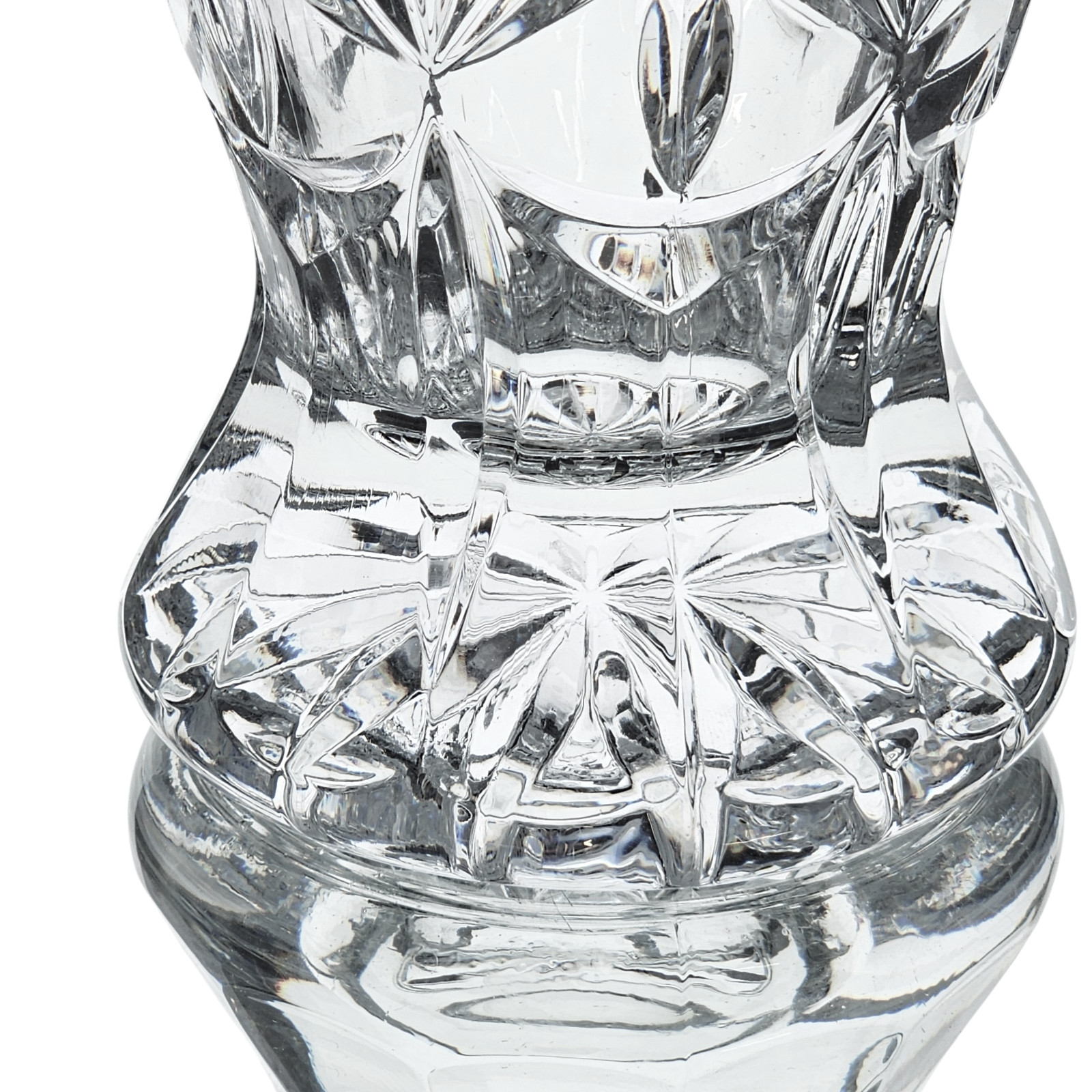VTG Cristal D’Arques-Durand Mystique Pattern Cut Crystal Flower Vase – 11 Inch