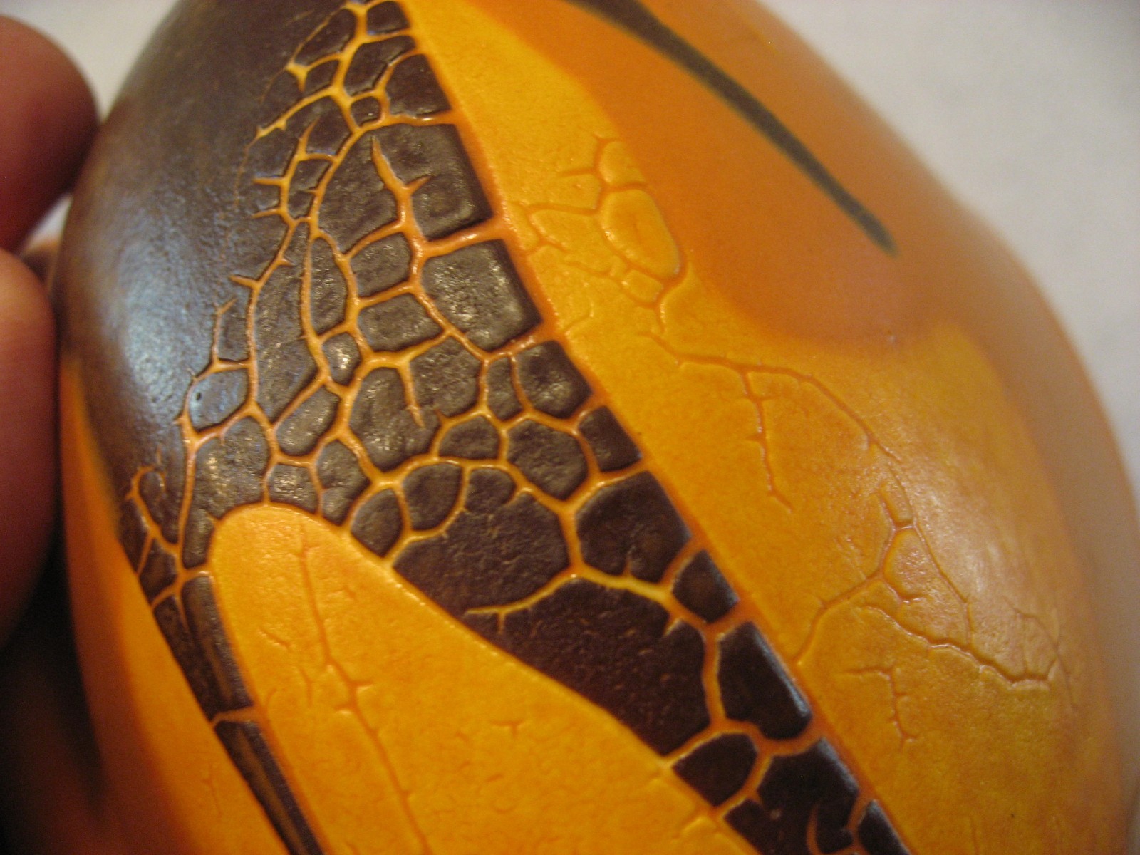 Vintage Royal Haeger Sunset Orange Earth Wrap Pottery Vase Glazed about 6.5″D