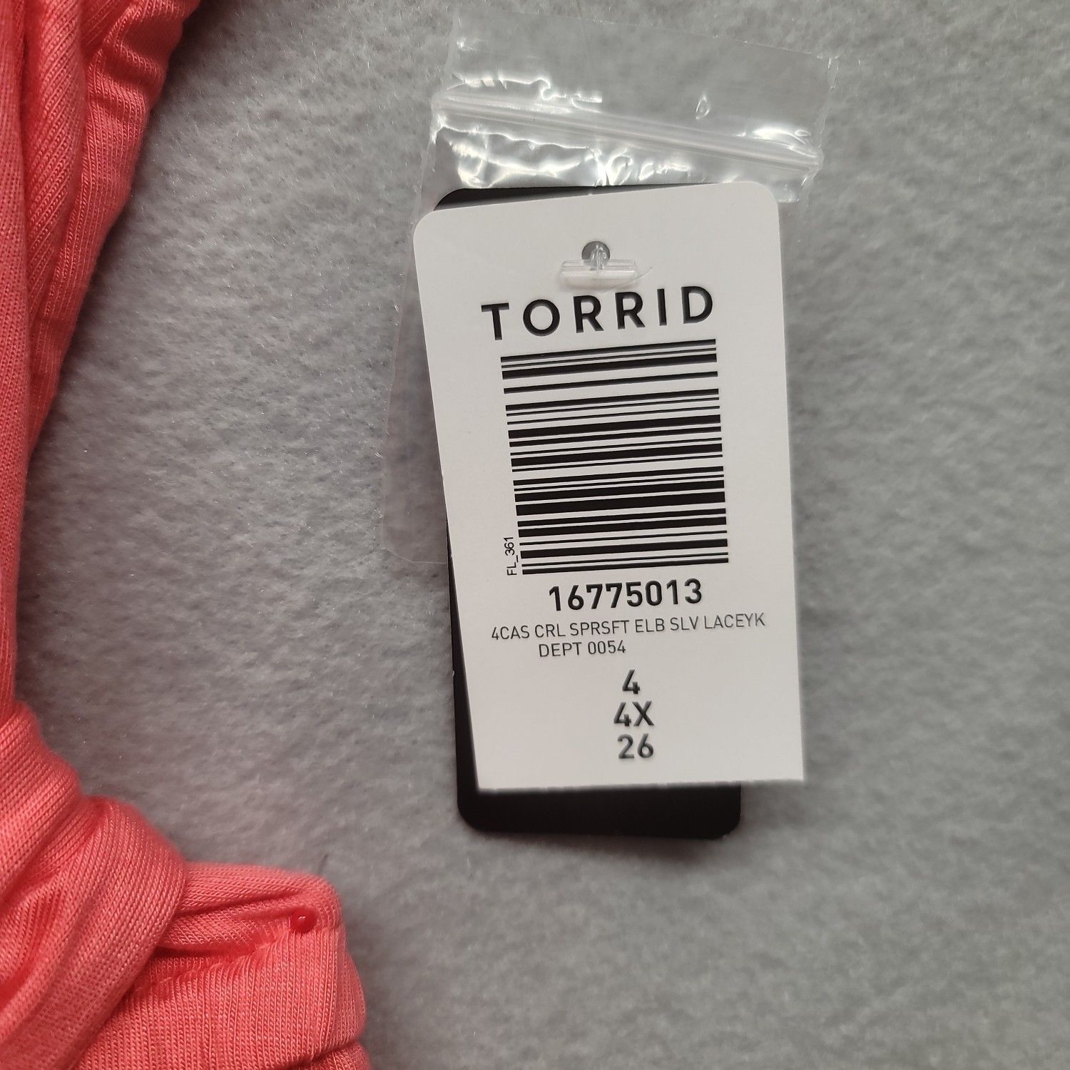 NWT Torrid Womens Pink Super Soft Coral Short Sleeve Tie Front Romper Size 4
