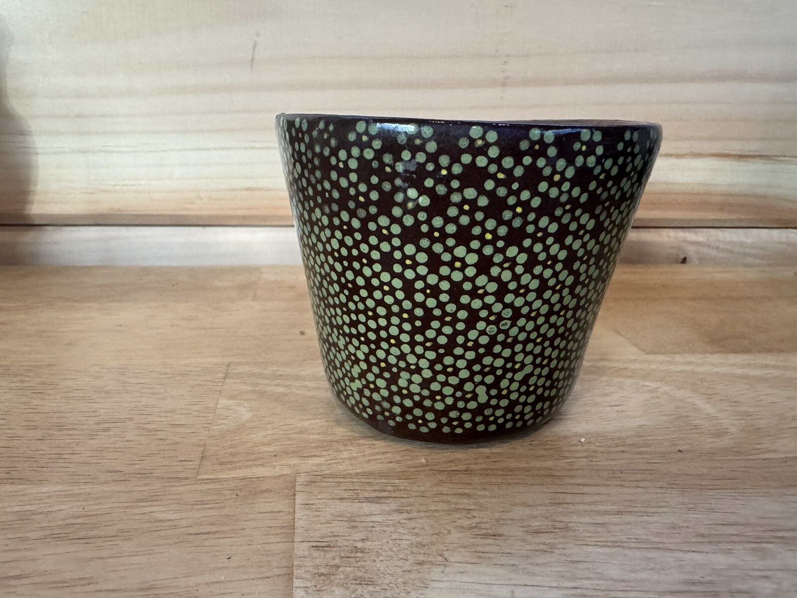 CAPULA MICHOACÁN POT Base Pottery Flower Handmade 3.75” Dia 2.75” Tall