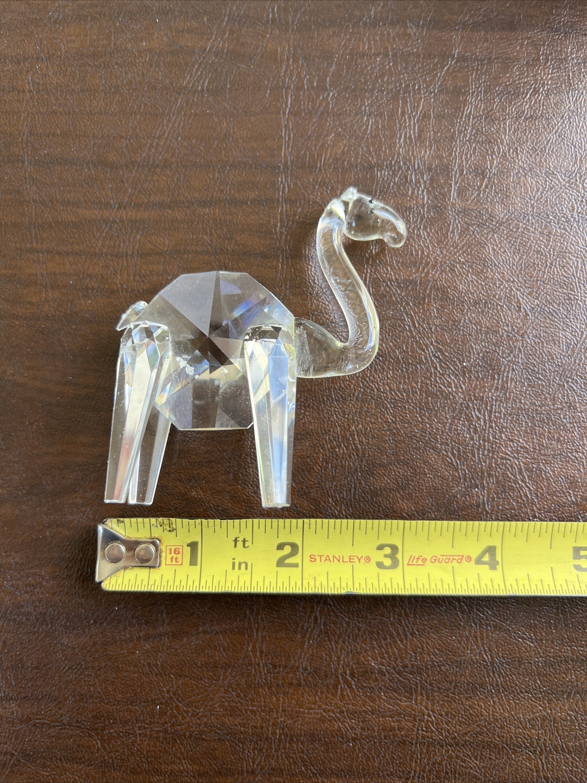 Crystal Camel Figurine, Badash Crystal ? Estate Find in this Box Camel Collector
