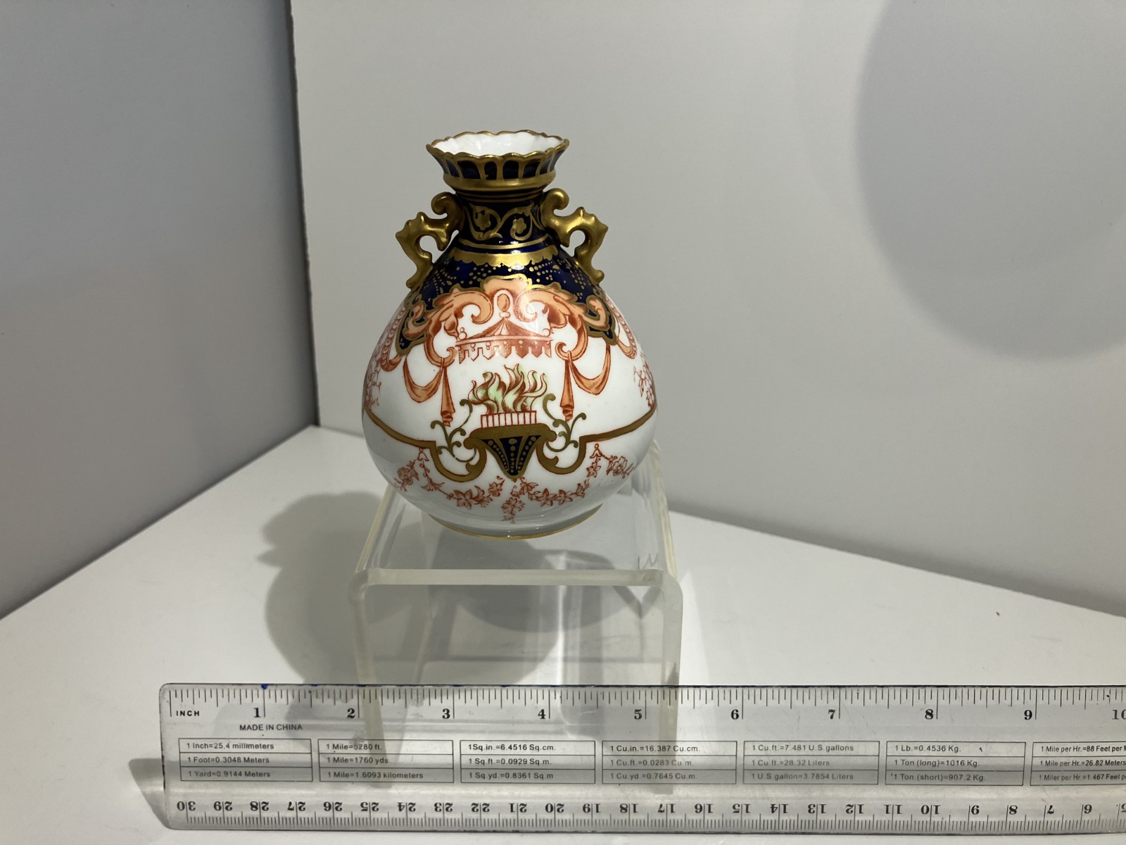 Royal Crown Derby Art Nouveau vase