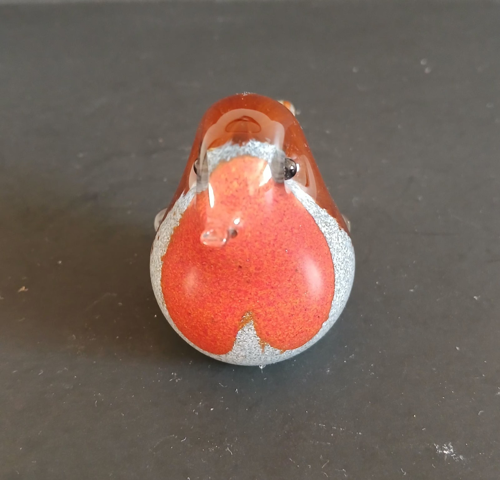 Langham Glass Bird Figurine Paul Miller Signed