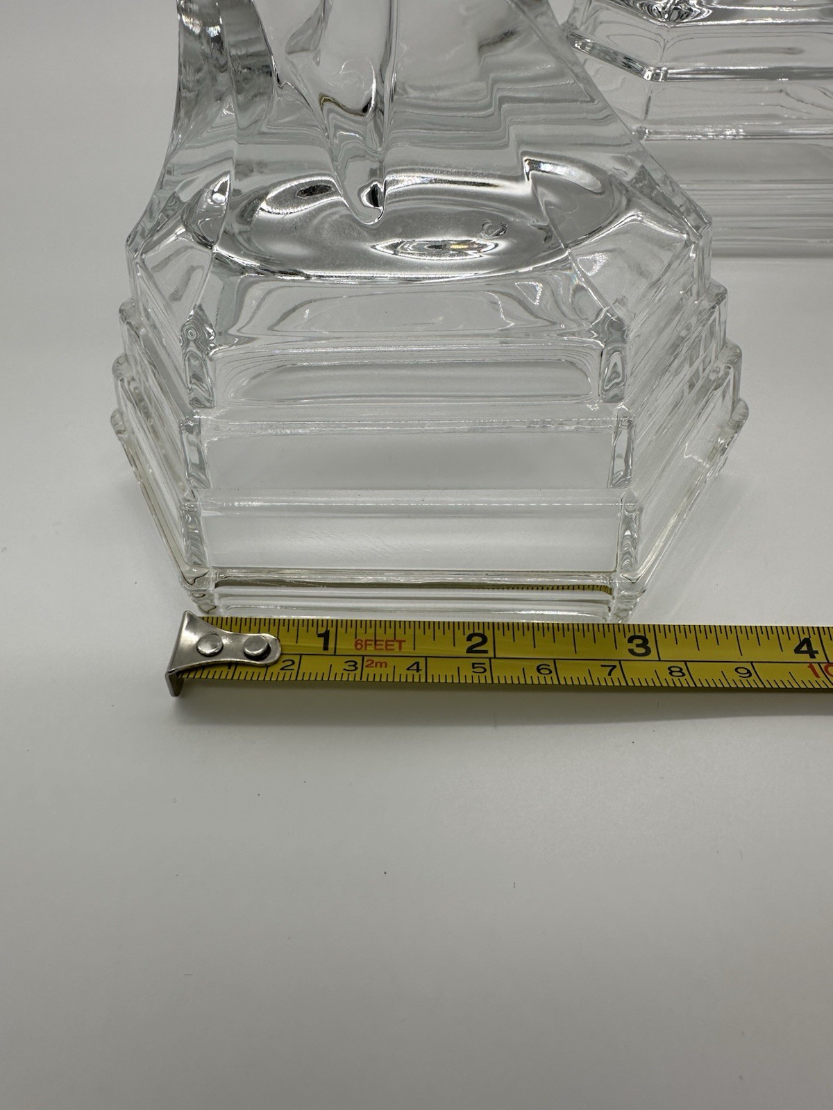 Vintage Royal Crystal Rock RCR Italian crystal sculptures Dancer Ofelia Set Of 2