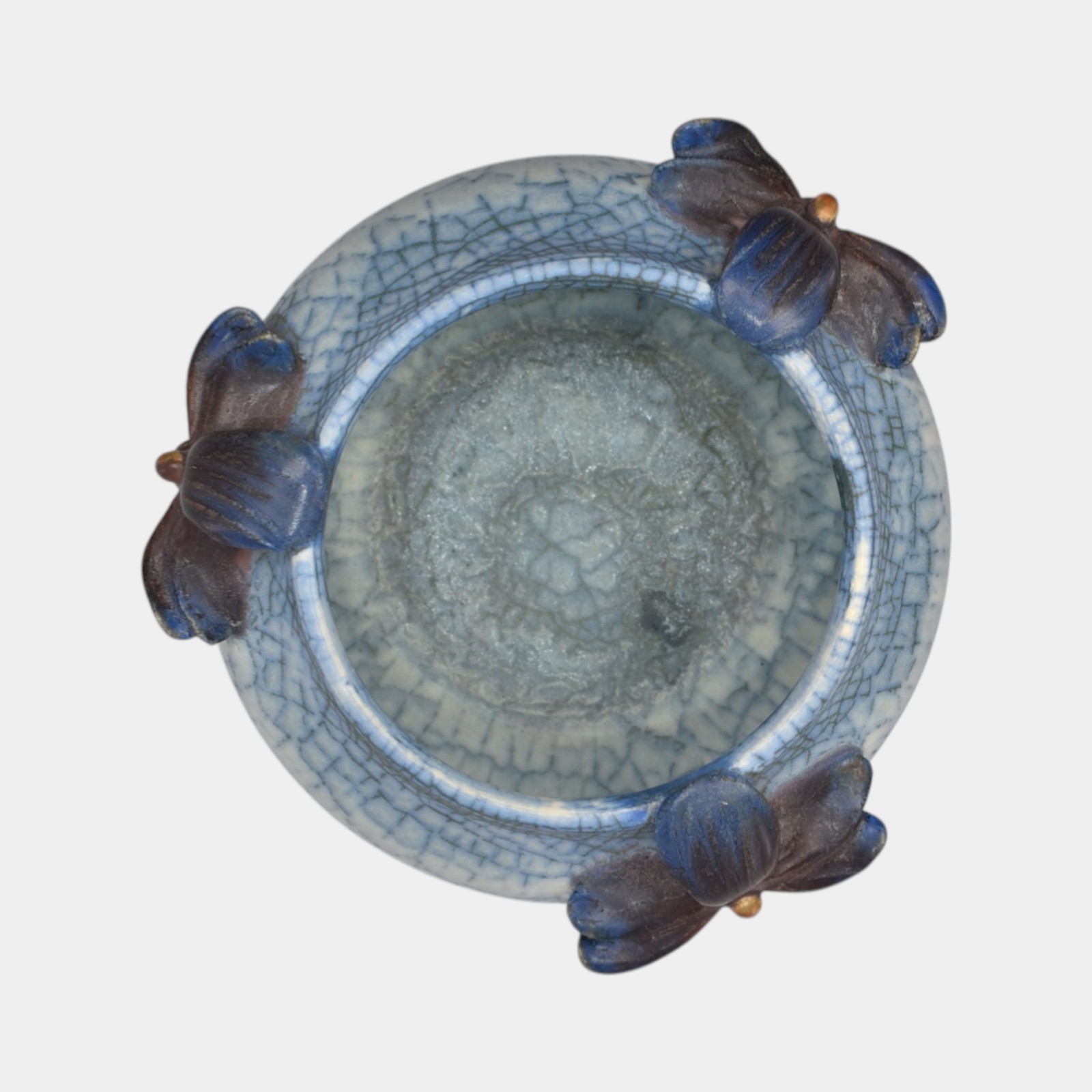 Ephraim Faience 2019 Hand Made Pottery Petite Violet Bowl