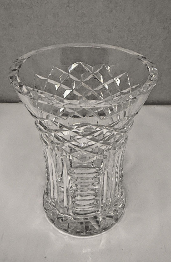Waterford Alana Crystal Vase 6 1/8 tall