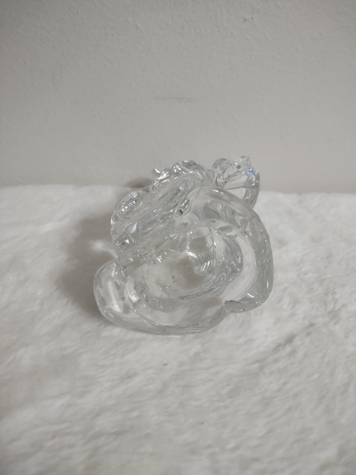 Mikasa Frosty’s Choir 6″ Snowman Playing Lute Full Lead Crystal Figurine Vintage
