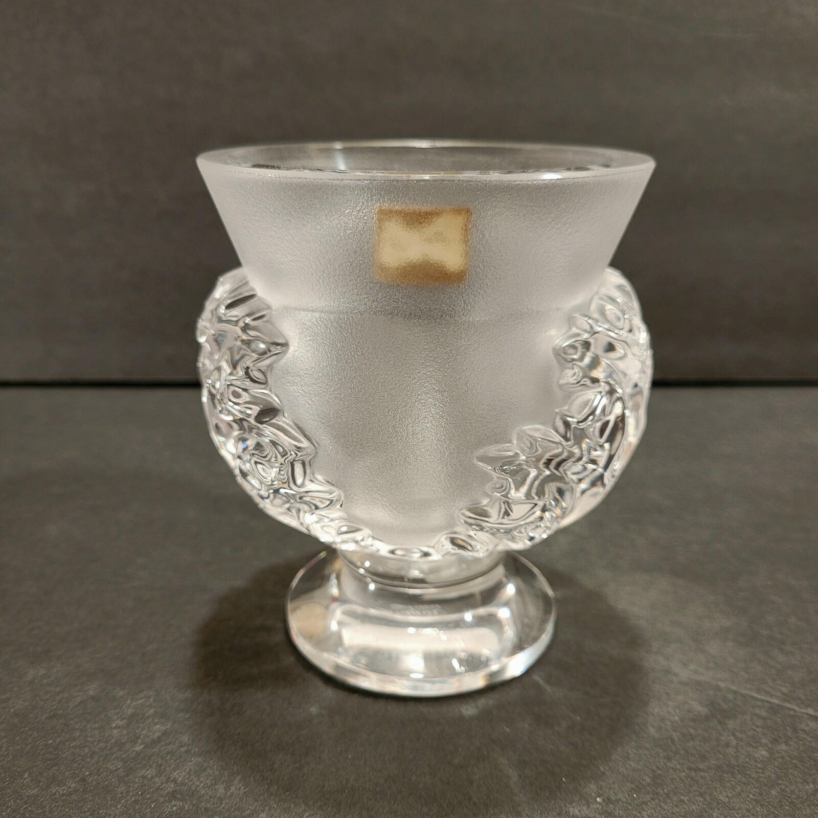 Lalique Satin Crystal St. Cloud Vase – Signed Please Read & Review Photos
