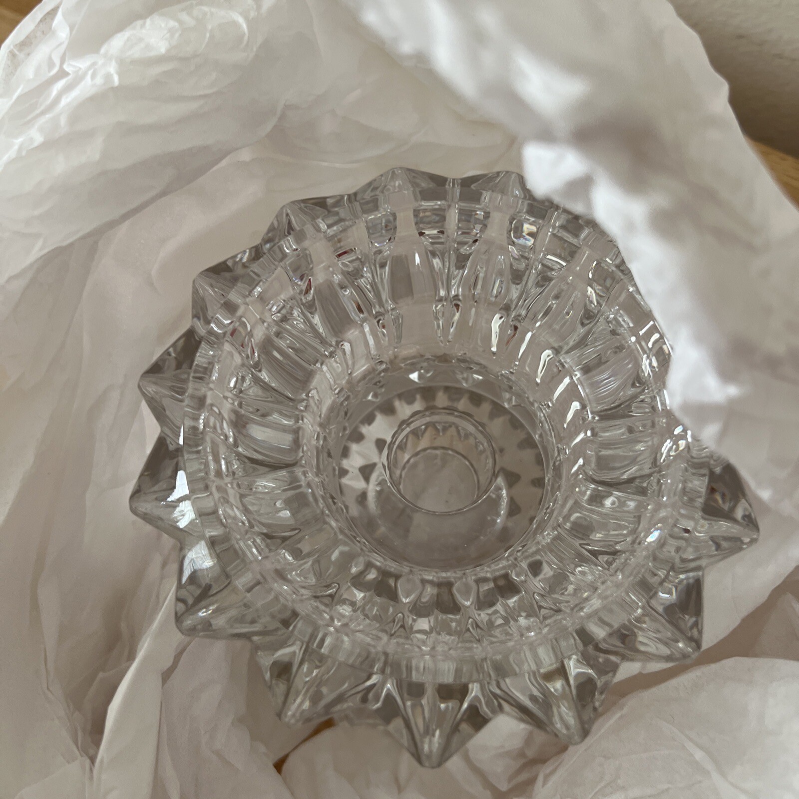 NIB Mikasa RAINIER Pillar Candle Holder 5 1/4″ Reversible Vintage MadeIn GERMANY
