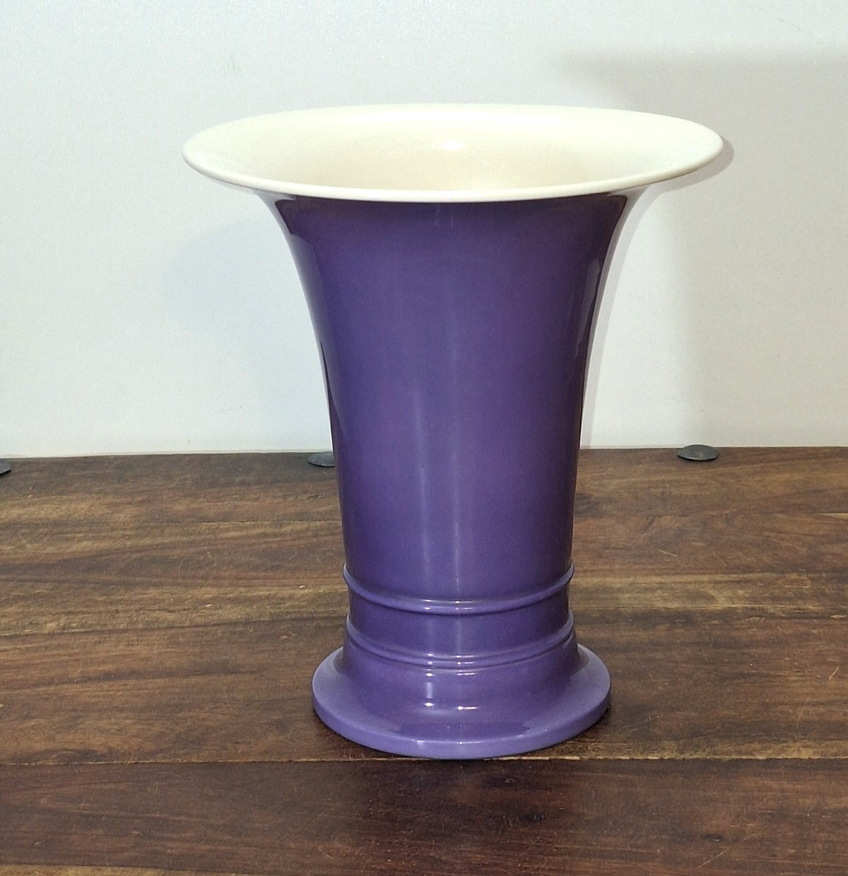 Marshall Field Lenox Indigo Violet 8.5″ Art Deco Flared Trumpet Vase 355/M20