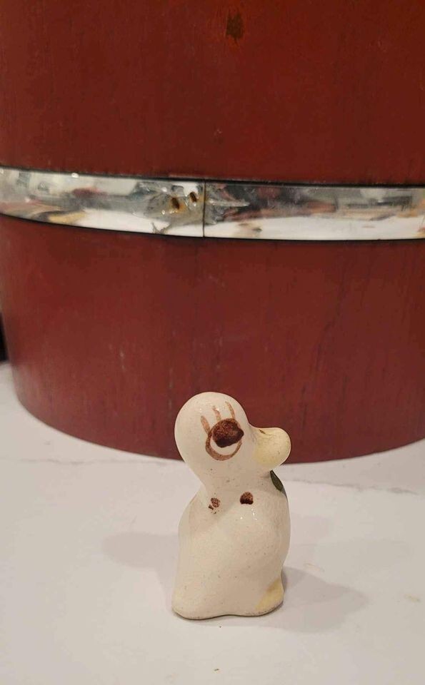 Vintage 1940’s Rio Hondo California Pottery Duck Figurine