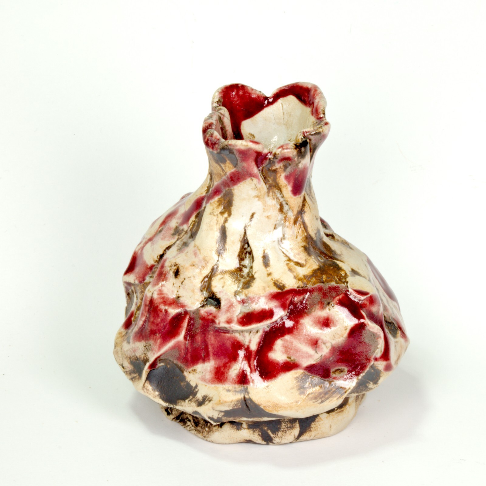 Vase ceramic glazed stoneware Höhle Lascaux w7 Unique Prof em A Loeschner-Gornau