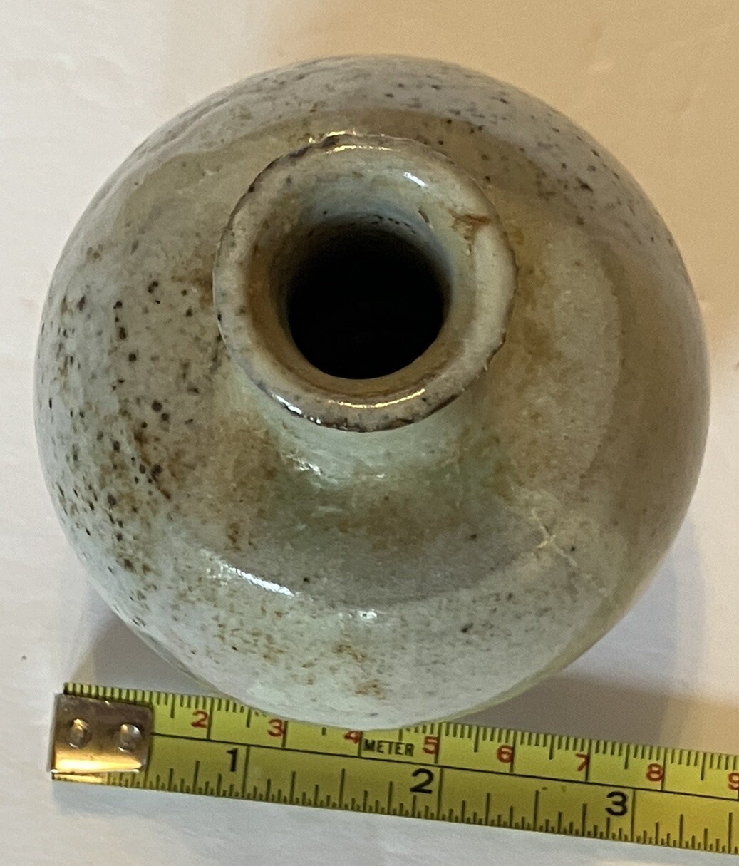 Studio Pottery Glazed Bud Vase 4.5 Inches