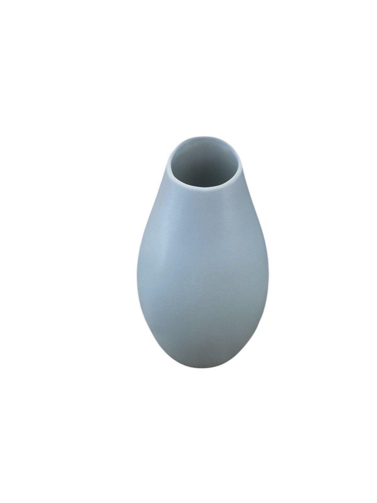 VTG Jaliang Teardrop Vase 7.5″ Pale Robins Egg Blue Asian Mid Century Modern MCM