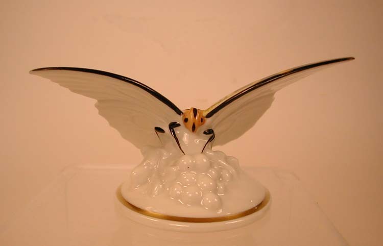 Gorgeous ROSENTHAL Porcelain Beautiful Gold Black Butterfly – See MINI of Repair