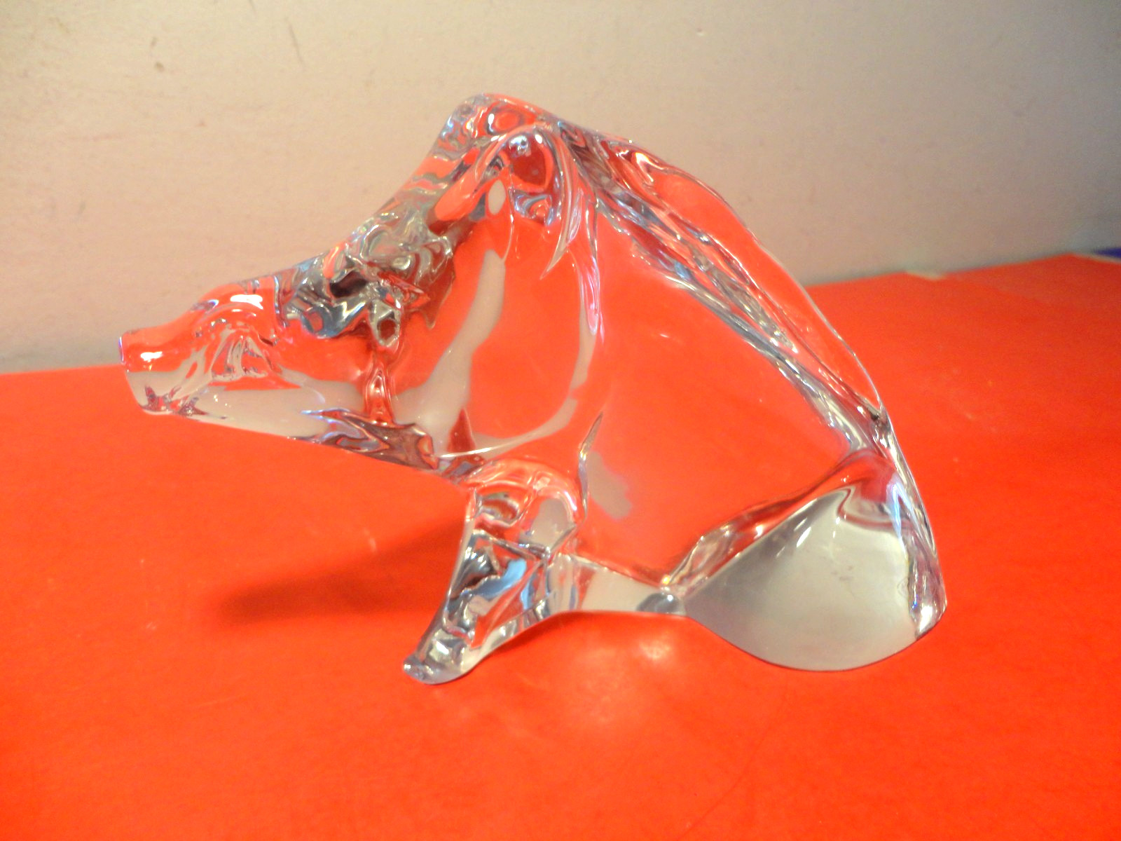 2019 Baccarat Crystal Wild Boar Figurine