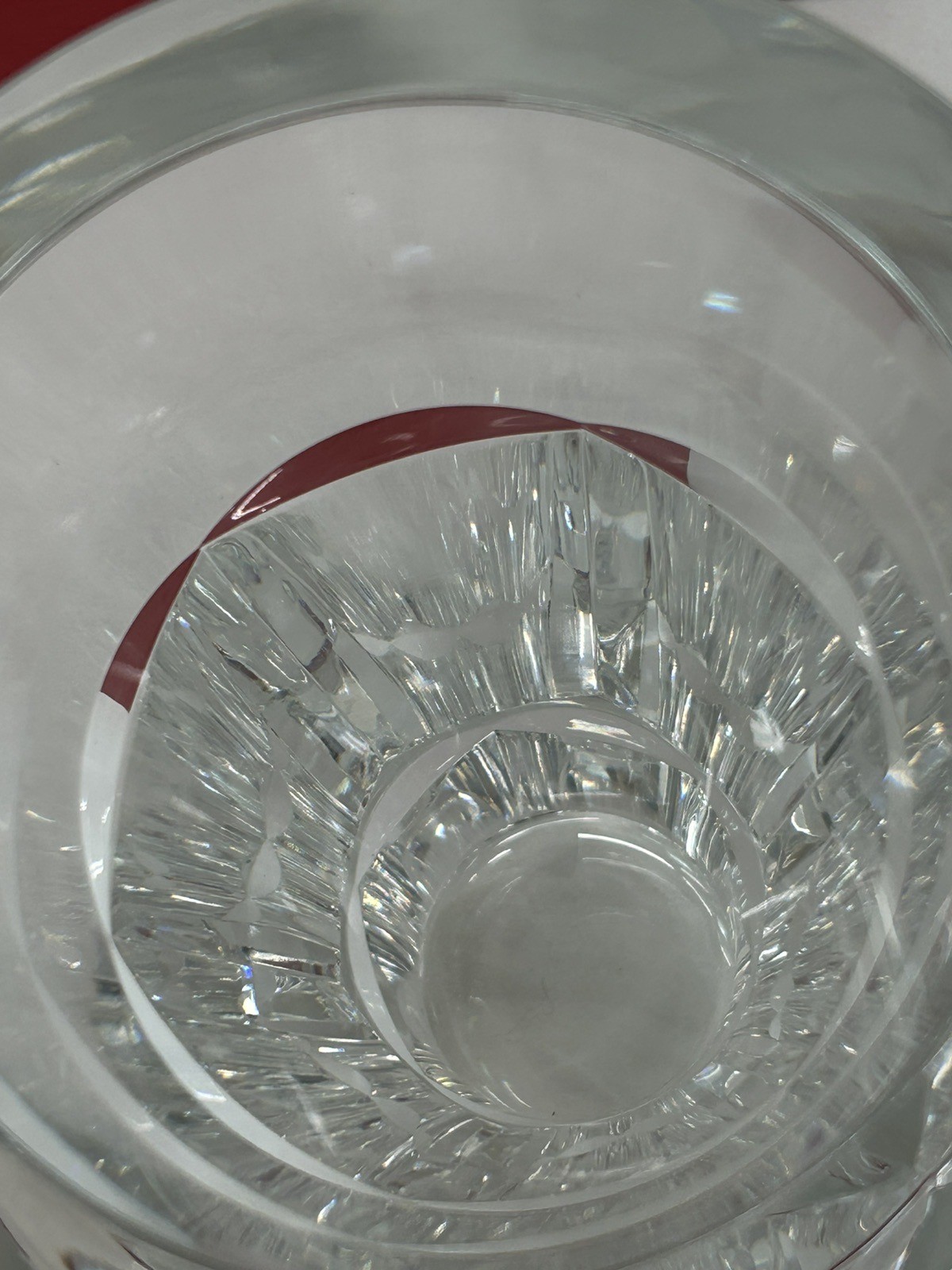 Baccarat Abysse Clear Crystal Flower Vase 8″ with Box