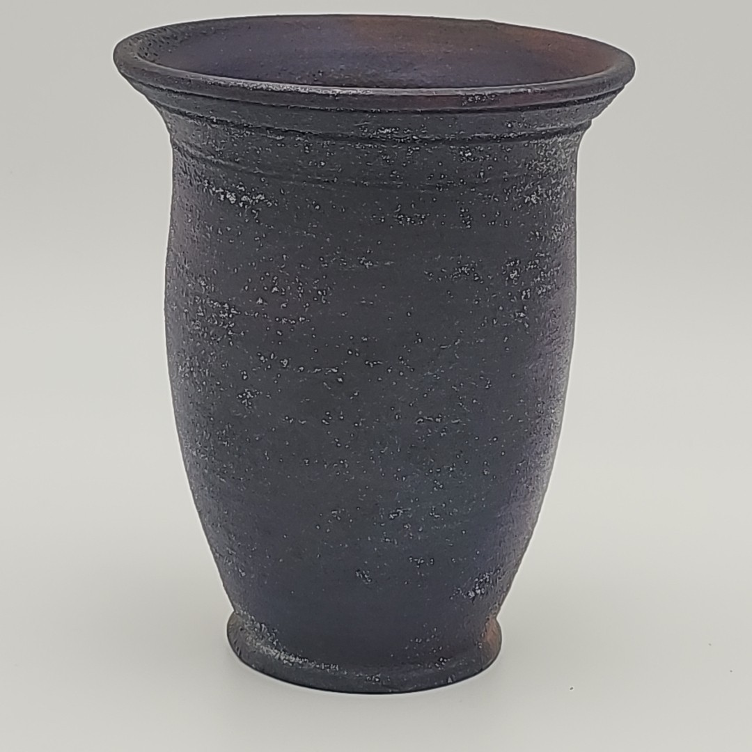 Studio Pottery Raku Vase Artist Signed