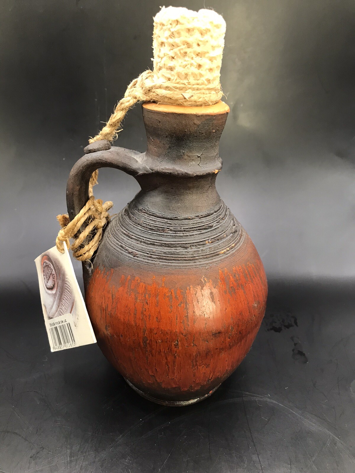 CERAMIC BAIA MARE BLEDEA Z Romania ART POTTERY Crafted HAND MADE JUG Vase 6.5″