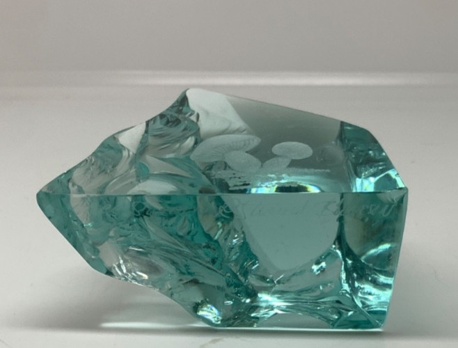 Hovmantorp Sweden “Iceberg” sculpture signed by Rune Strand and Lars Börnesson!