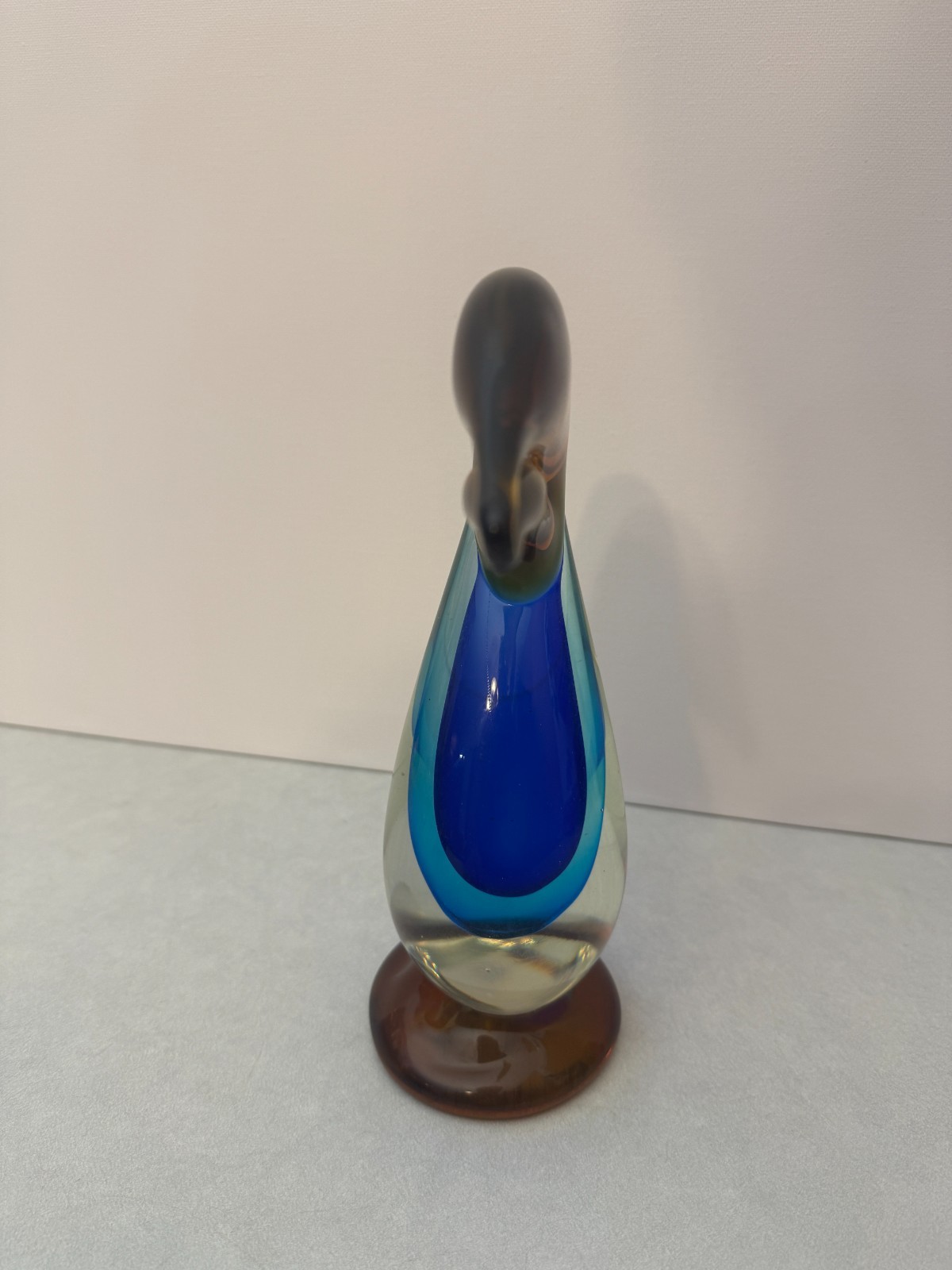 Art Glass Parrot Tucan Figurine – Multi-Colored – 9.5″ Tall