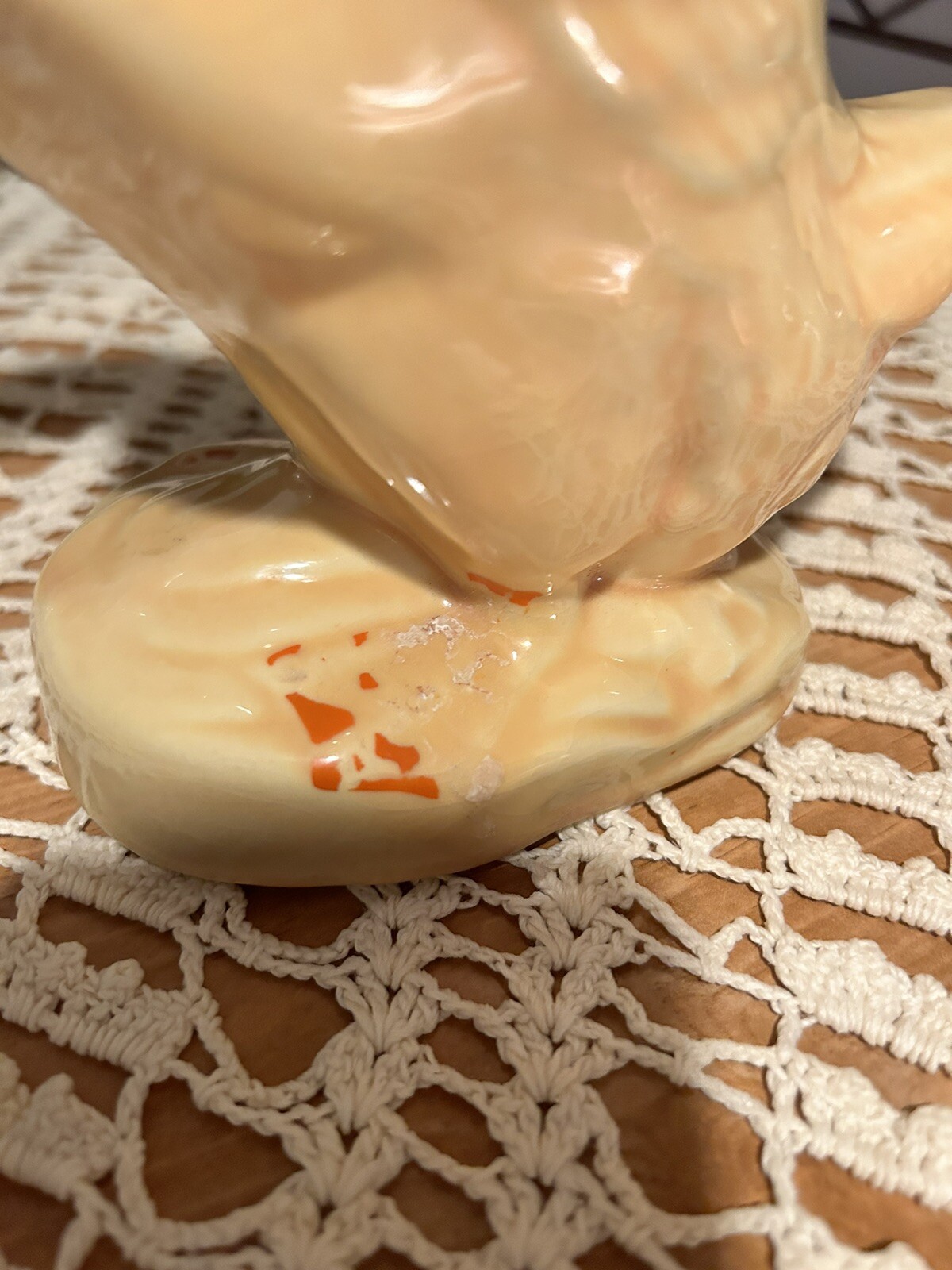 Vintage USA Pottery Duck Planter Glossy Brown Drip Glaze Patina Ceramic