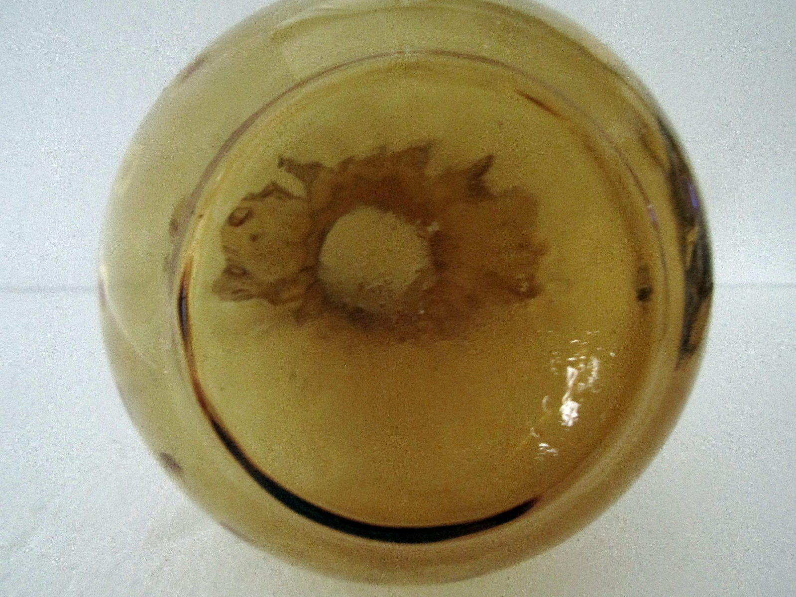 Fenton Glass 1950’s Amber Yellow Optic 8 3/4″ Fluted Top Fan Vase