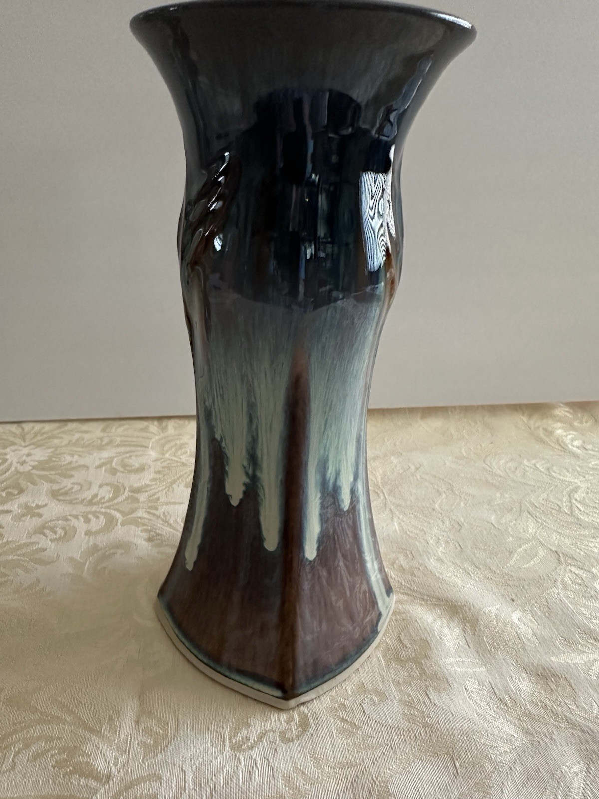 Bill Campbell Pair Of Studio Art Pottery Vases
