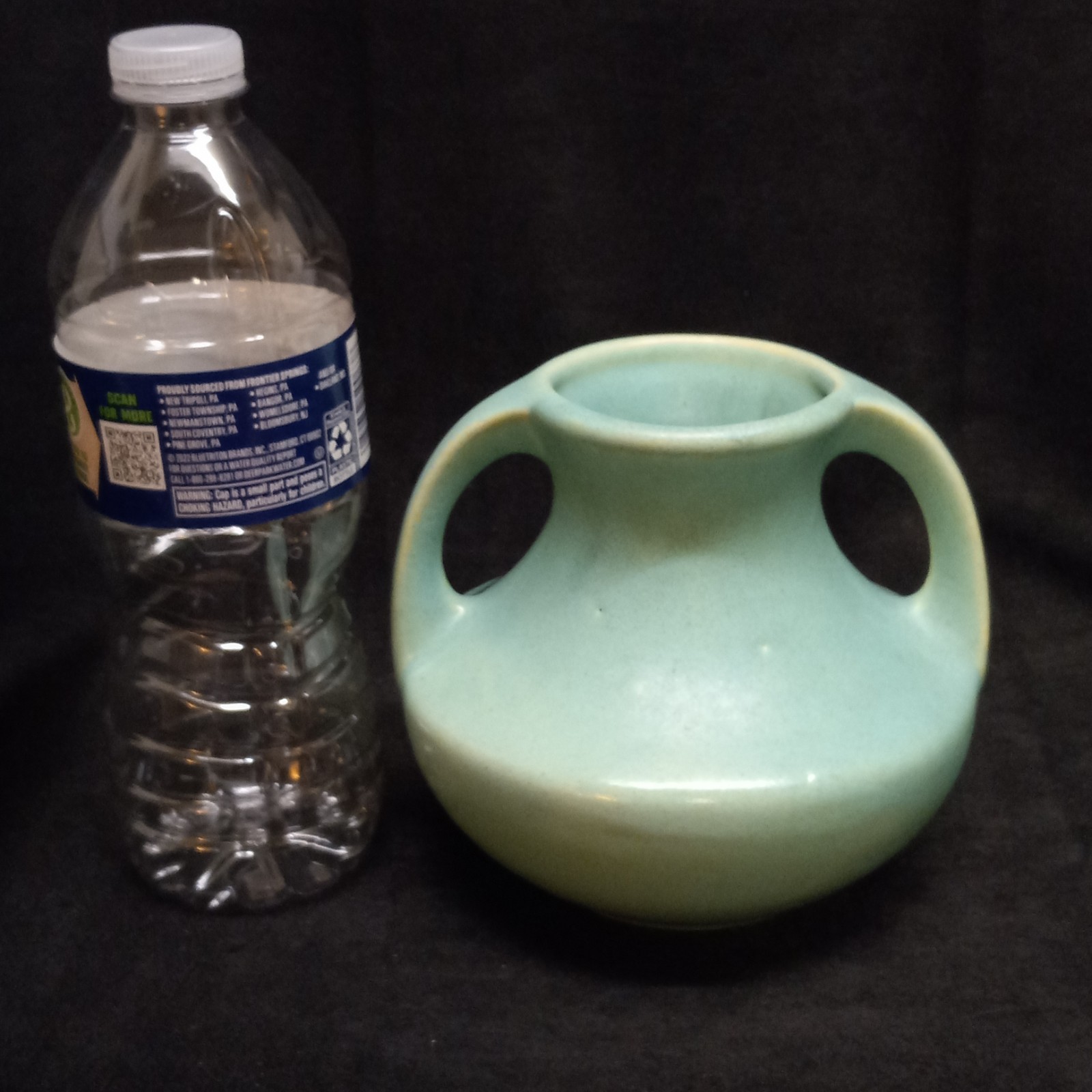 Antique Matte Green American Arts & Crafts Art Pottery Vase