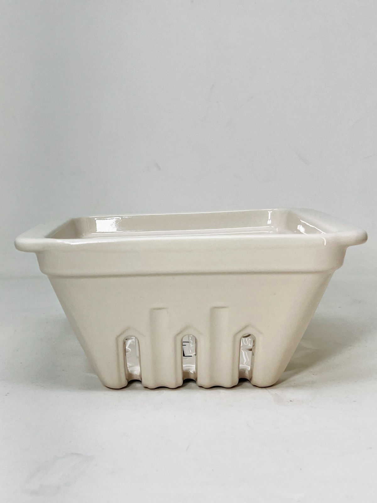 Ceramic Rae Dunn by Magenta FRESH Berries Basket Strainer Artisan Collection